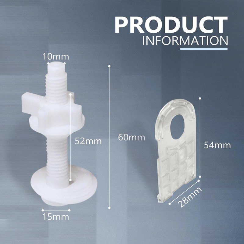 Toilet Seat Bolts for TOTO THU689 Toilets and Bidets