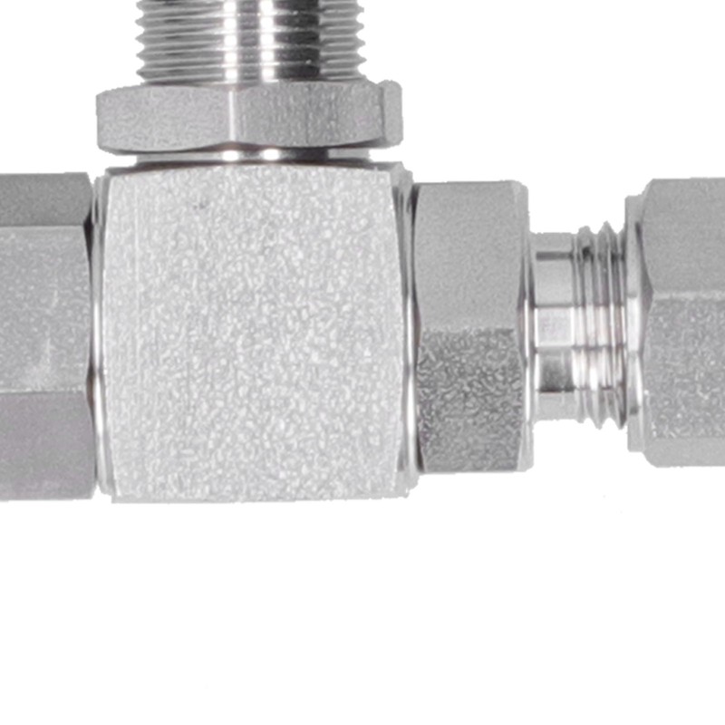 Ball Valve Stainless Steel 3Piece Type StraightThrough Ferrule Equipment SS316L