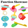 DxxD Play Dough Tools and Cutters for Kids, 22 Pcs