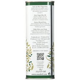 O-Med Arbequina Extra Virgin Olive Oil - 1000 ML (33.8 Fl Oz)