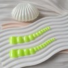 Solid Color Neon Green Press on Toenails for Women, Glossy