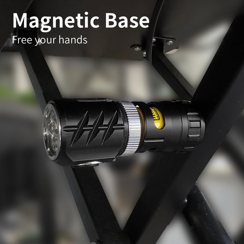 WARSUN FXXF – 1000 Lumens Rechargeable Mini EDC Flashlight, Magnetic