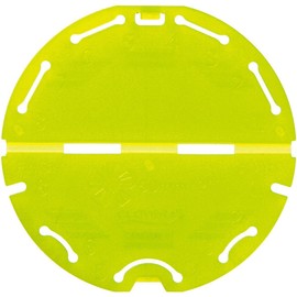 Clover Schablone zum Herstellen von Stoffblüten, Plastic, vert, 0 cm