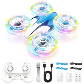 Charmofun Mini Drohne für Kinder Spielzeug (Blau)