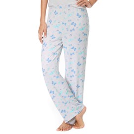 Charter Club Printed Pajama Pants, XXXL Gray