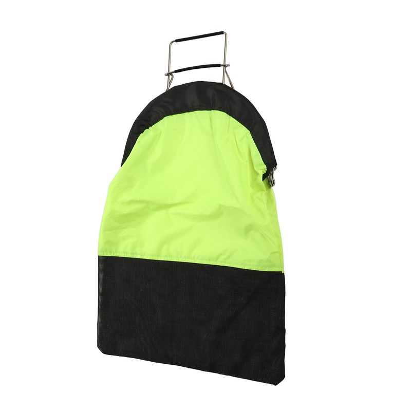 Diving Fish Catch Bag Foldable Fluorescent Yellow One Hand Operation