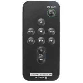 Allimity RMT-CM5IP RMTCM5IP Replacement Remote Control Compatible with Sony Personal Audio System RDP-M5iP RDP-M7iP RDP-M7iPN
