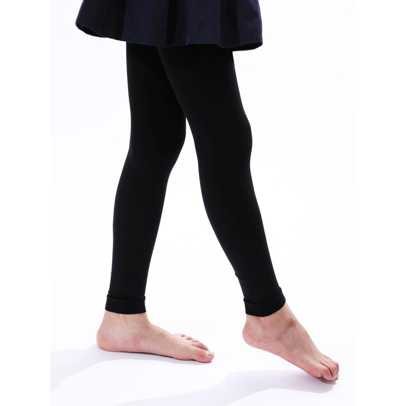 EVERSWE Girl's Microfiber Footless Tights, Ultra Soft Ballet Dance Tights