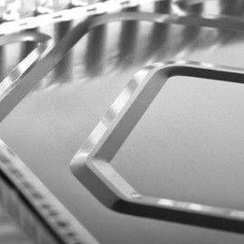 com-four® 20 x Grill Trays, Disposable Aluminium Griddle Bowls for Grilling, Cooking and Baking, Drip Tray for Oven, Grill and BBQ (20 Pieces - 32 x 23 x 4 cm)