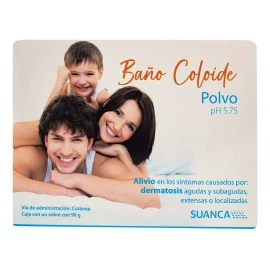 SUANCA  Baño Coloide Polvo Ph 5.75 De 90g Suanca