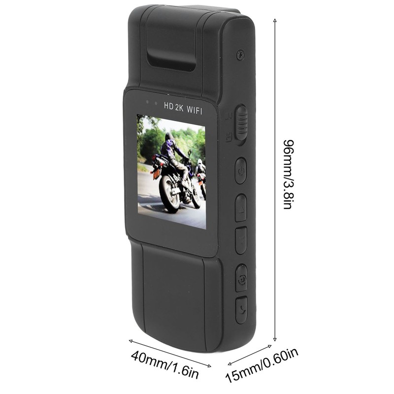 2K Ultra HD Pocket Body Worn Camera Mini Clip Video