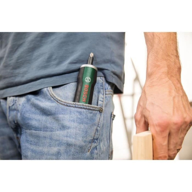 Bosch Cordless Screwdriver PushDrive (3.6 Volt, 32 bits, in storage