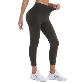 CECEOPP Leggings for Women Non See Through-Workout High Waisted Tummy Control Black Tights Yoga Pants