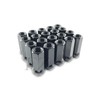 EZAccessory 20 Black Long Open End Bulge Acorn Lug Nuts