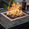 onlyfire Stainless Steel 12" Drop-in Square Fire Pit Pan, with
