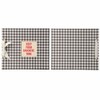 SCAL01-BK Scrap Mount Album Gingham Check Decora Black
