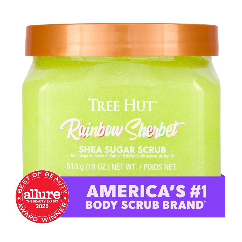 Tree Hut Rainbow Sherbert Shea Sugar Scrub, 510 g, scrub