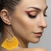 SAFIGLE 3pairs Bohemian Tassel Dangle Earrings Ethnic Style Lightweight Drop