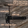 Heavy Duty Gate Hinges, 2 pcs 900LBS Capacity and 180-Degree