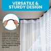 Ceiling Curtain Track – 5M Flexible Bendable Black Ceiling Mount