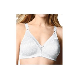 Bali Women's Double Support Spa Closure Wire-Free Bra, White, 40C