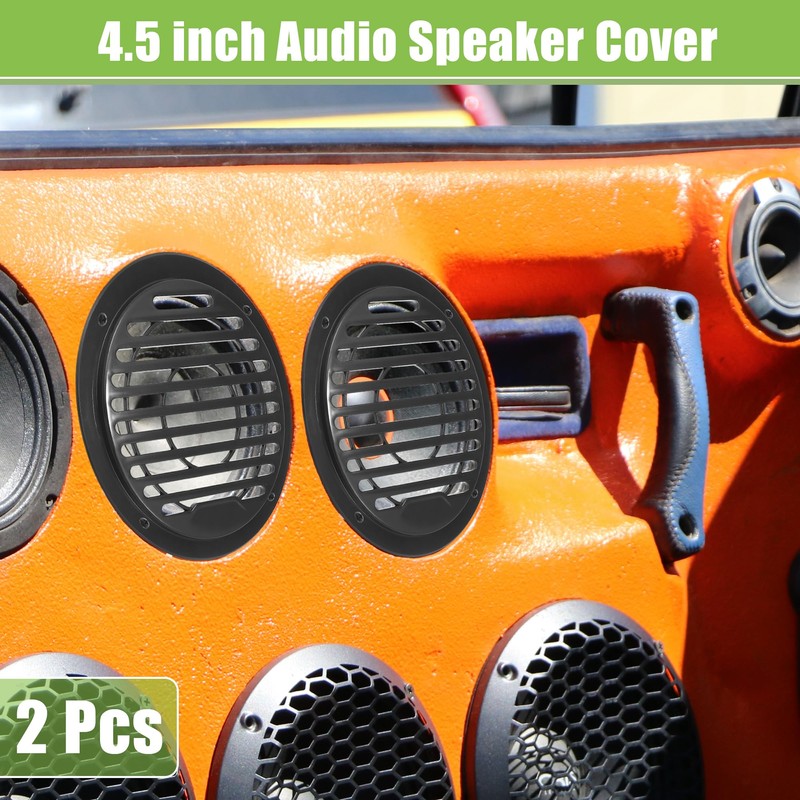 A ABSOPRO 4.5 Inch Car Speaker Grille Cover Round with