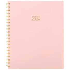 AT-A-GLANCE 2026 Planner, Weekly & Monthly, 8.5" x 11", Large, Harmony, Sunset Coral (1099-905-27-26)