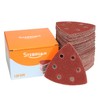 STEBRUAM Delta-Triangle Sanding Sheets,Sanding discs 65 Pieces Detail Sander Pads