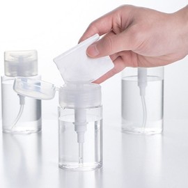 Transparent one-touch push empty bottle refill container 4 sizes - 100ml / 투명 원터치 푸쉬 공병 리필용기 4종 사이즈 - 100ml