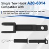 HNeekyr A20-6014 Single Tow Hook, Compatible with Peterbilt 384 386