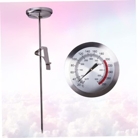 SHOWERORO 1pc Stainless Steel Cooking Thermometer for Accurate Food Temperature Measurement for BBQ Meat Poultry and Deep Frying Easy to Use Kitchen Tool