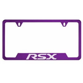 MVP Purple Chrome License Plate Frame For Acura RSX