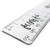 Transparent Metric Rulers 15cm - 150mm Shatterproof Plastic Clear Rulers