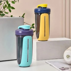 Mezclador De Proteínas / Vaso Deportivo / Shaker De Gimnasio Color Negro