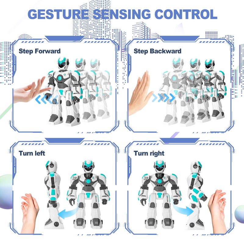 Remote Voice Control Large Robot: 2.4Ghz WiFi Signal Intelligent Programmable