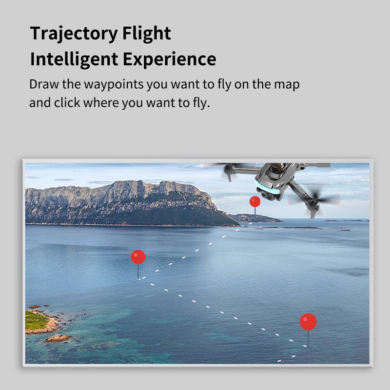 Obstacle Avoidance Drone Foldable HD Aerial Photography 4K Dual Lens
