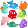 LotFancy Pack of 8 Bath Toys for Baby from 1