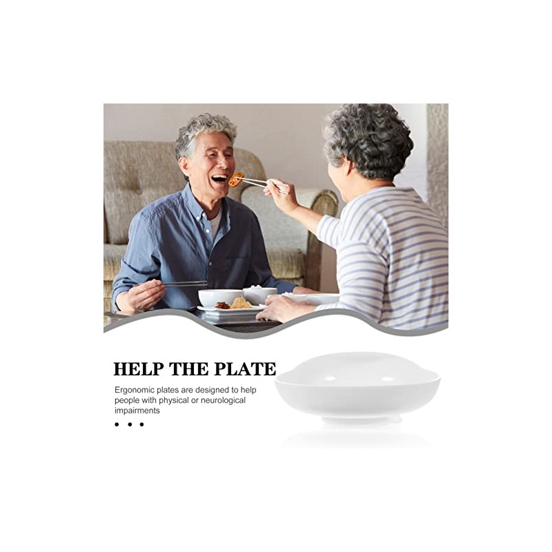 Beavorty Suction Bowl for Elderly Non-Slip Self Feeding Dining Aid