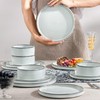 Herogo Plates and Bowls Dinner Dishes Sets for 6, 18