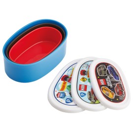Skater (Skater) Bento Box, Lunch Box, Seal Container, Storage Container, 3-Piece Set, Made in Japan, Tomica 26, Boy, SRS3S-A