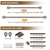 KAMANINA Extra Long Curtain Rods for Windows 120 to 170