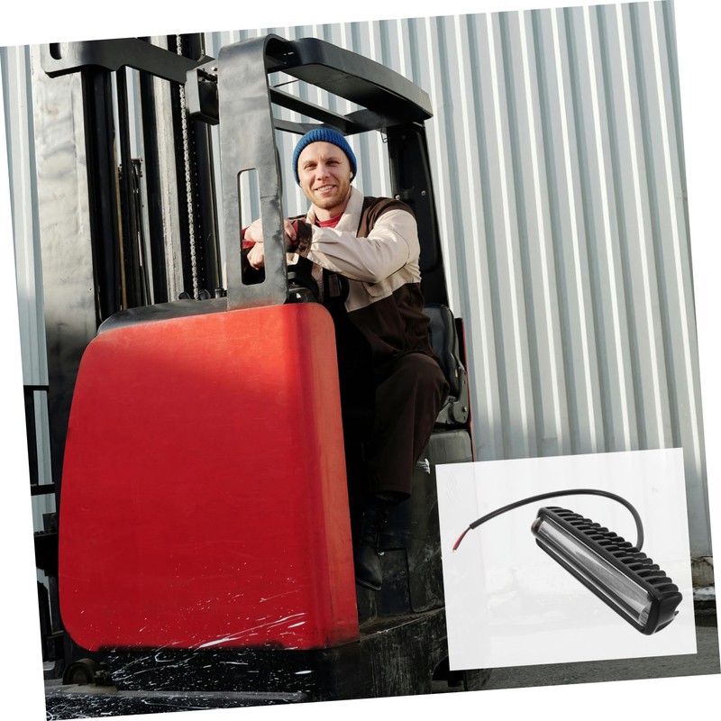 ABOOFAN Blue LED Forklift Safety Light Bar Non Glare Straight