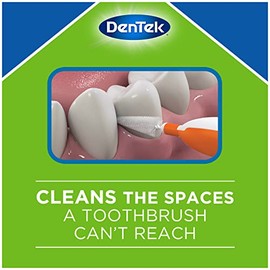 DenTek Easy Brush Interdental Cleaners, Mint, 16 Count