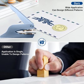 Book Stamp Embosser,Embossing Stamp | Elegant Wedding Invitation Embossed Machine for Envelopes Paper Crafts Women Teacher