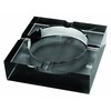4 Cigar Crystal Ashtray, Made From Semi-Transparent Black Tinted K9