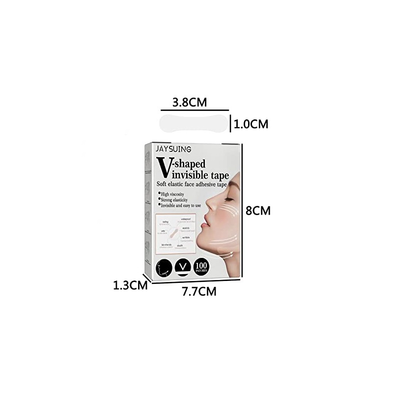 Kit Invisible De Levantamiento De Cinta Facial De 100 Piezas