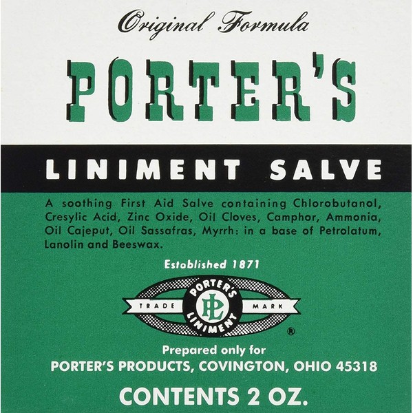 PACK OF 3 EACH PORTER'S LINIMENT SALVE 2OZ PT#89002100201 by Marble Medical