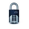 Henry Squire Vulcan 4 Wheel Open Shackle Combination Padlock, 40