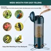 LCSEVEN Bird Feeders for Outdoors Squirrel Proof with Weight-Activated Perches,