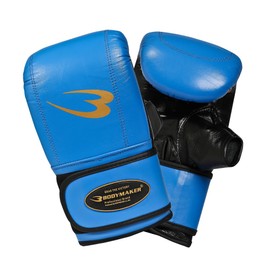BODYMAKER Punching Gloves, Pro Model, F, Blue, Genuine Leather, Pro Model, Bodymaker, Boxing, Kickboxing, Sparring Gloves, For Professional Athletes, Practice, Durable, Protection, Stylish, Women's,